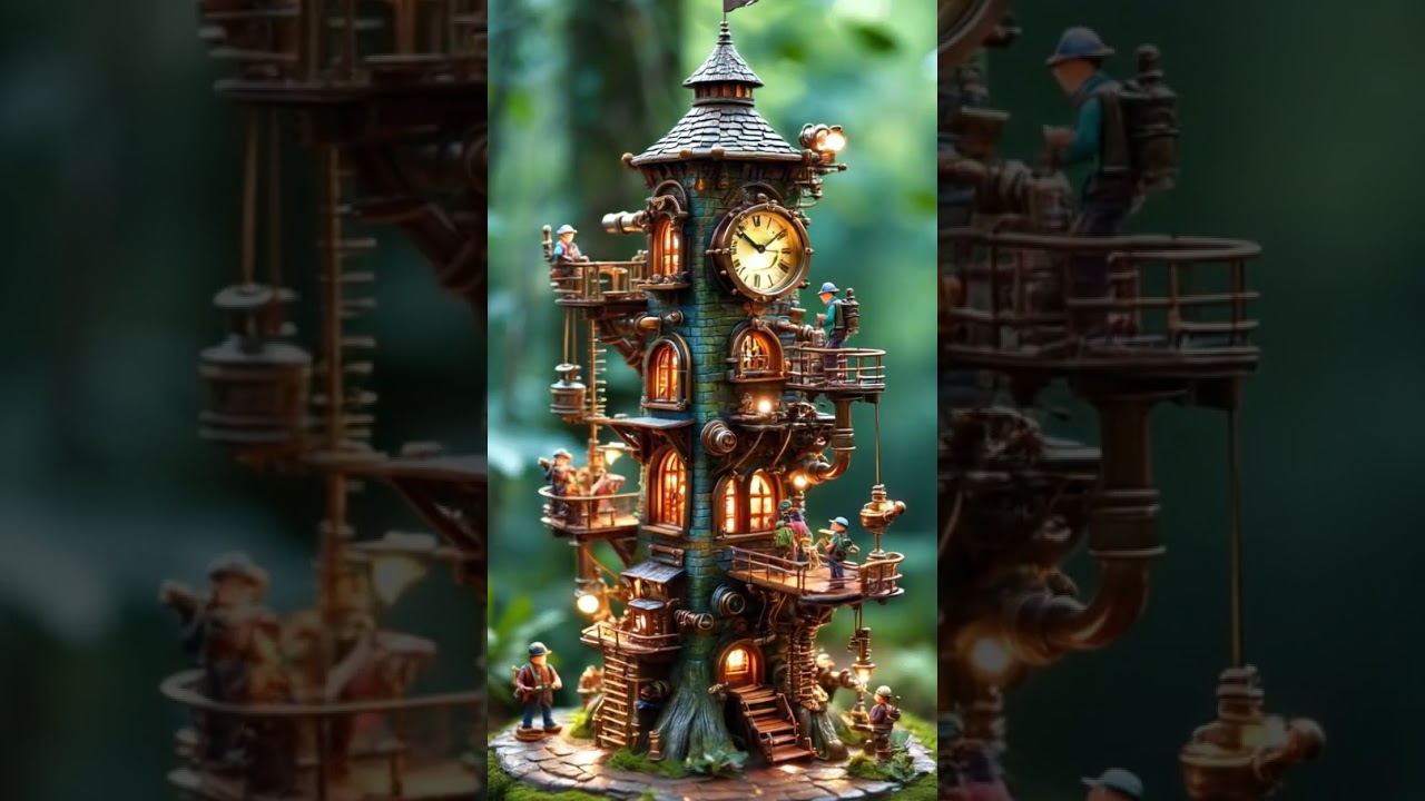 🔧 Tiny Handymen Fix EVERYTHING! 😲 Fence, Lights & Clock Repair - Mini ASMR