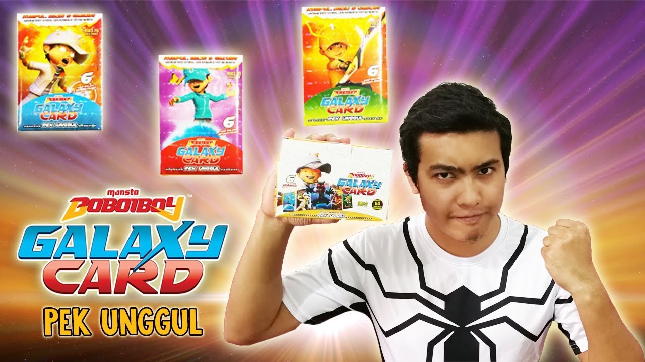 BOBOIBOY CAHAYA!!! PEK UNGGUL ! OFFICIAL BOBOIBOY GALAXY CARD FROM MONSTA!
