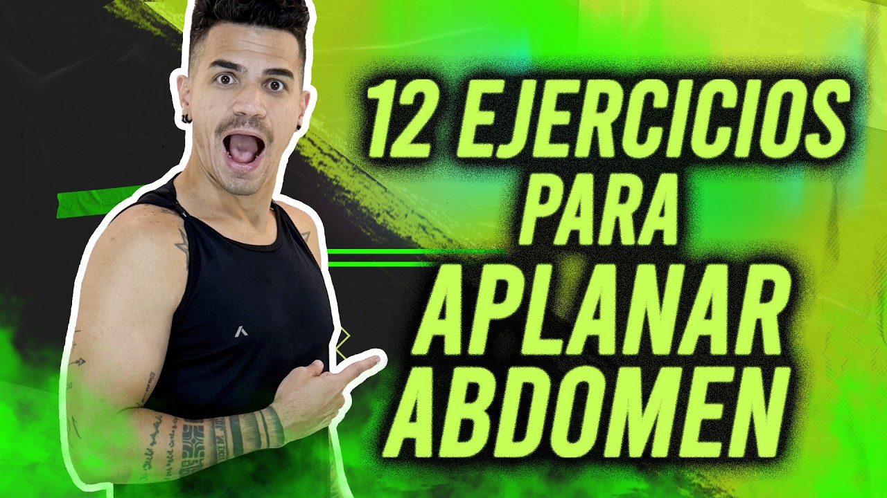 12 EJERCICIOS PARA APLANAR ABDOMEN Y CINTURA | REDUCE CINTURA Y APLANA TU ABDOMEN EN 10 MINUTOS