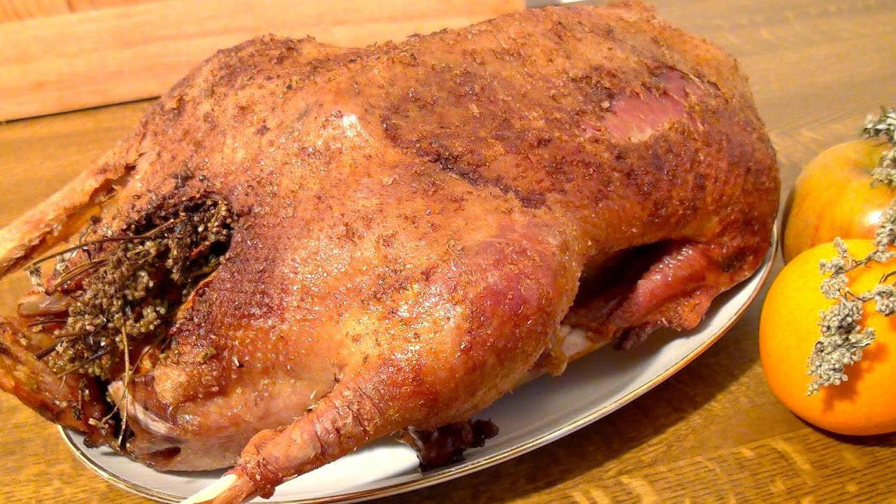 Weihnachts Gans, Gänsebraten / Rezept / Video Anleitung