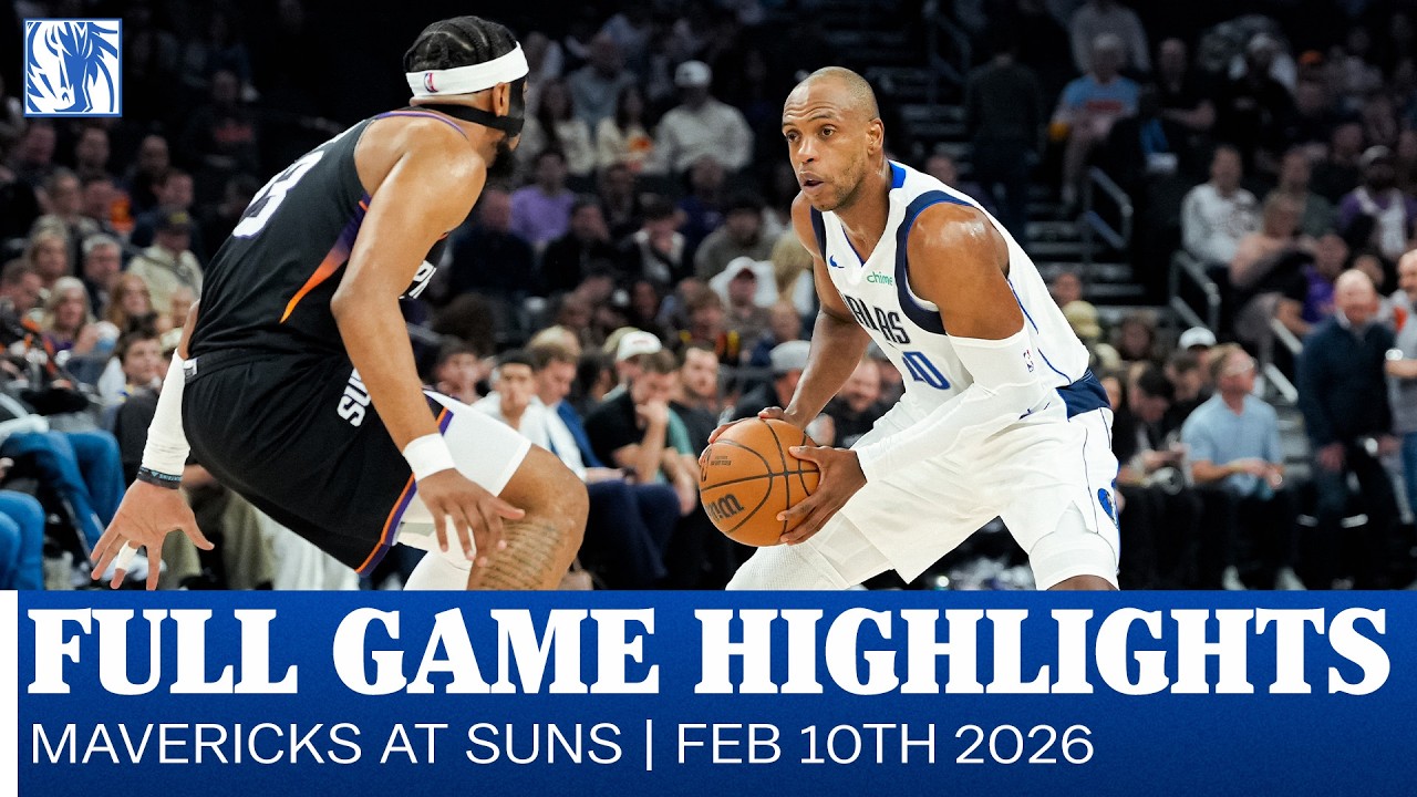 Mavericks Highlights at Phoenix Suns | February 10, 2026