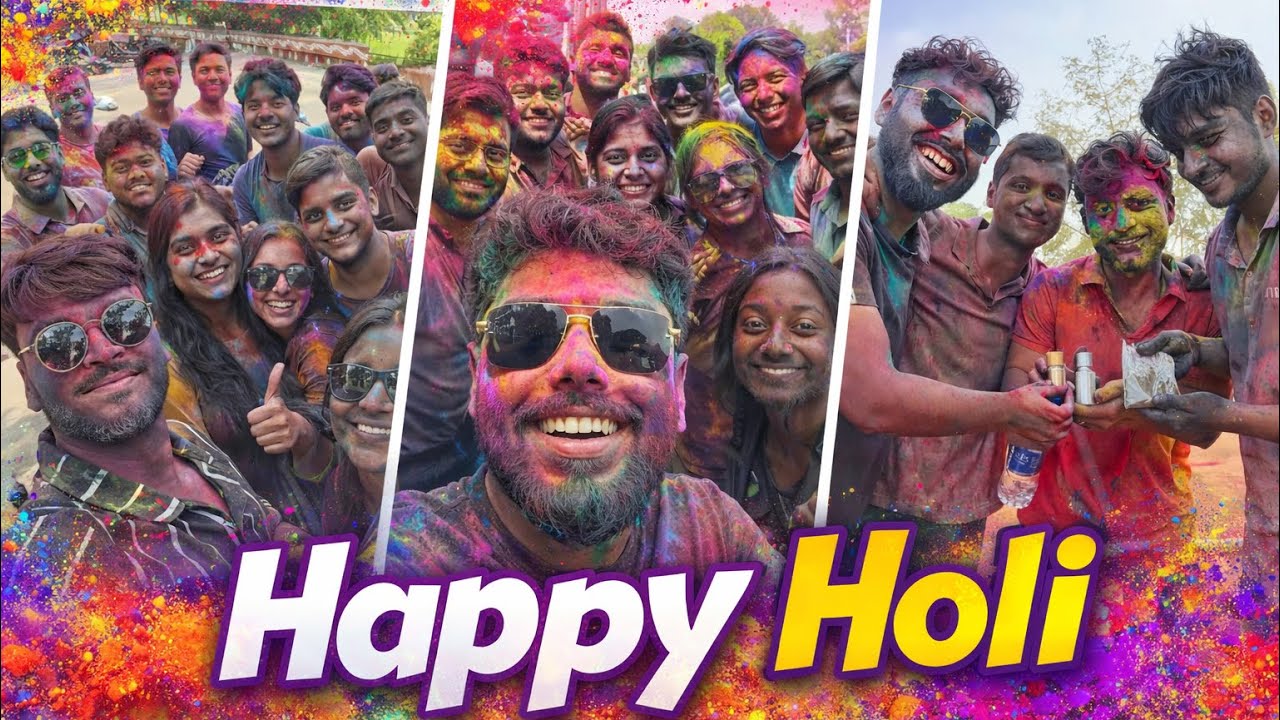 Holi Madness 2026 🌈 | Best Holi Moments With Friends 🥳 #happyholi #holi 