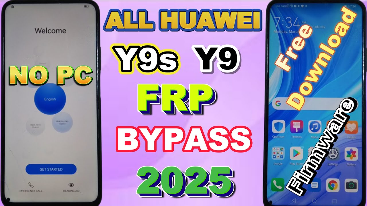 Huawei Y9 | Y9s frp Bypass STK-L21. All Huawei Y9s | Y9 frp Bypass Free Firmware Download.