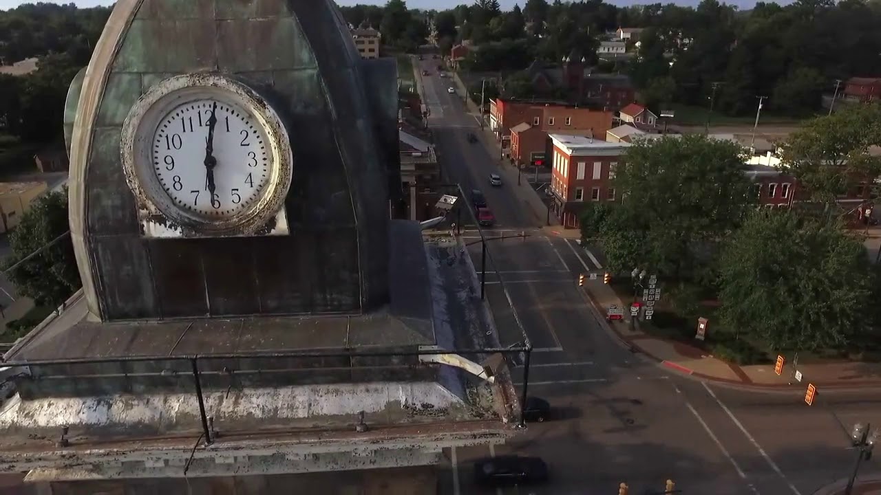 Columbiana County Courthouse Clocktower, Lisbon Ohio