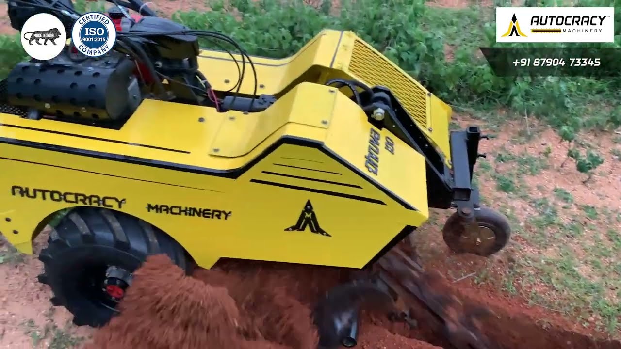 Мини-экскаватор - видео работы Dhruva 100 