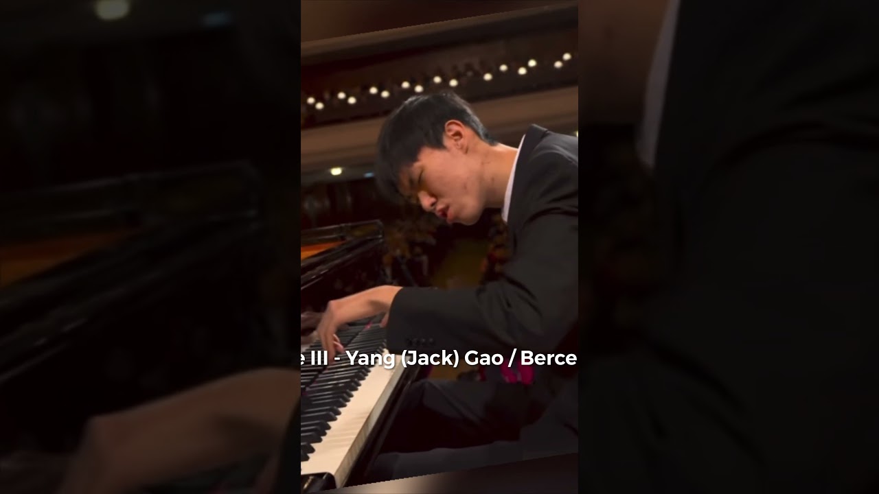 🐤 Intimate Lullaby: Stage 3 #Chopin Competit&rsquo;n #poland Jack Gao Berceuse in D flat major Op 57