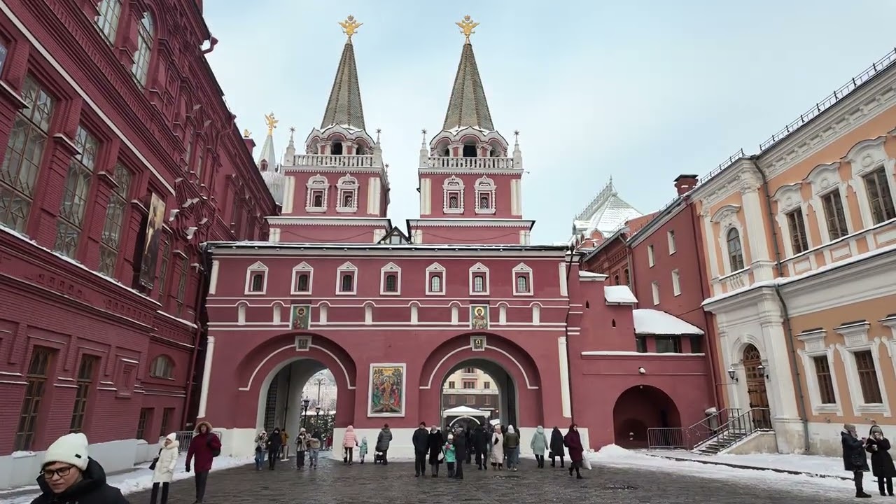 MOSKOW RED SQUARE STREET WALKING RUSSIA