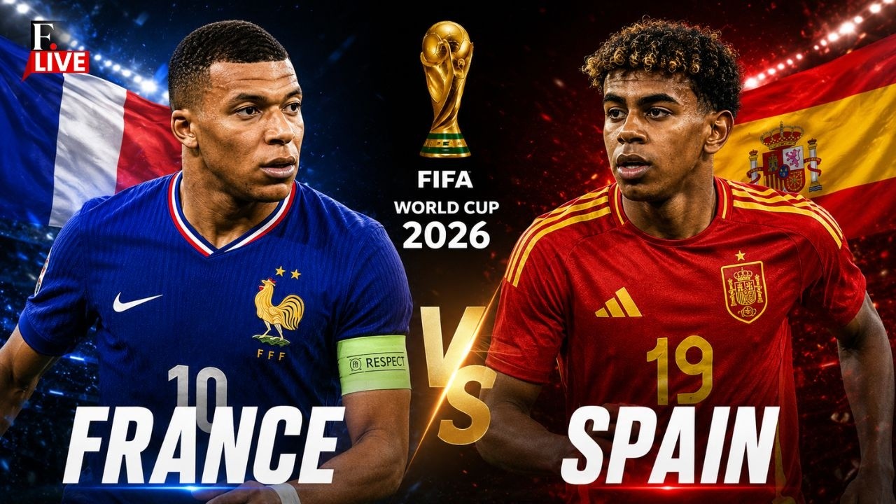 France vs Spain Live: FIFA 2026 Semi-Final | Kylian Mbapp&eacute; vs Lamine Yamal | FIFA World Cup 2026