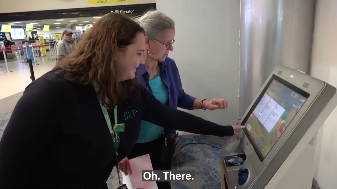 Travel with Dementia - How to Assist at an Airport Self Check-In Kiosk