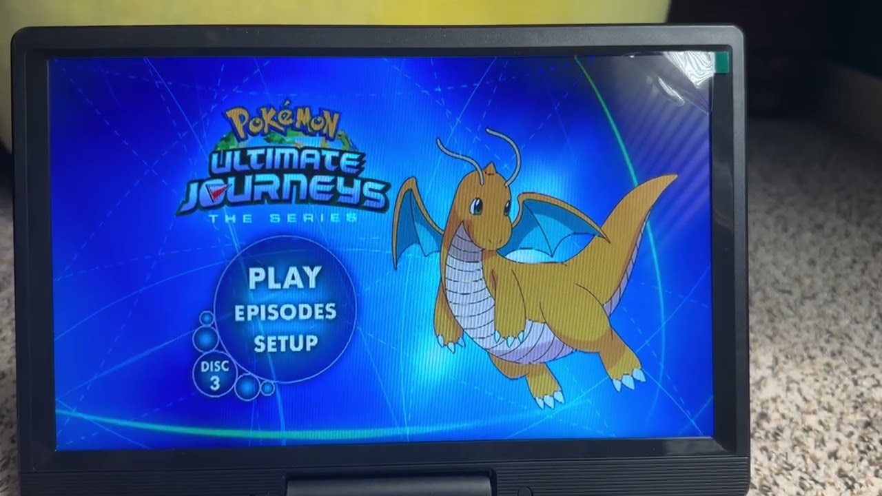Pokémon Ultimate Journeys The complete season DVD openings & menus