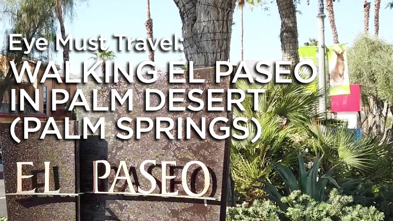 Palm Springs: Walking El Paseo in Palm Desert, CA 4K