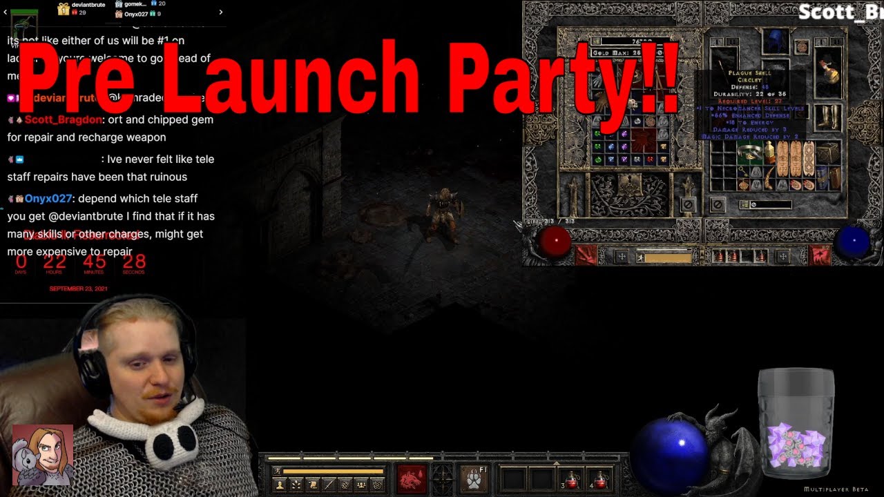 Countdown To D2R - Day 8 Pre Launch Party! Part 1