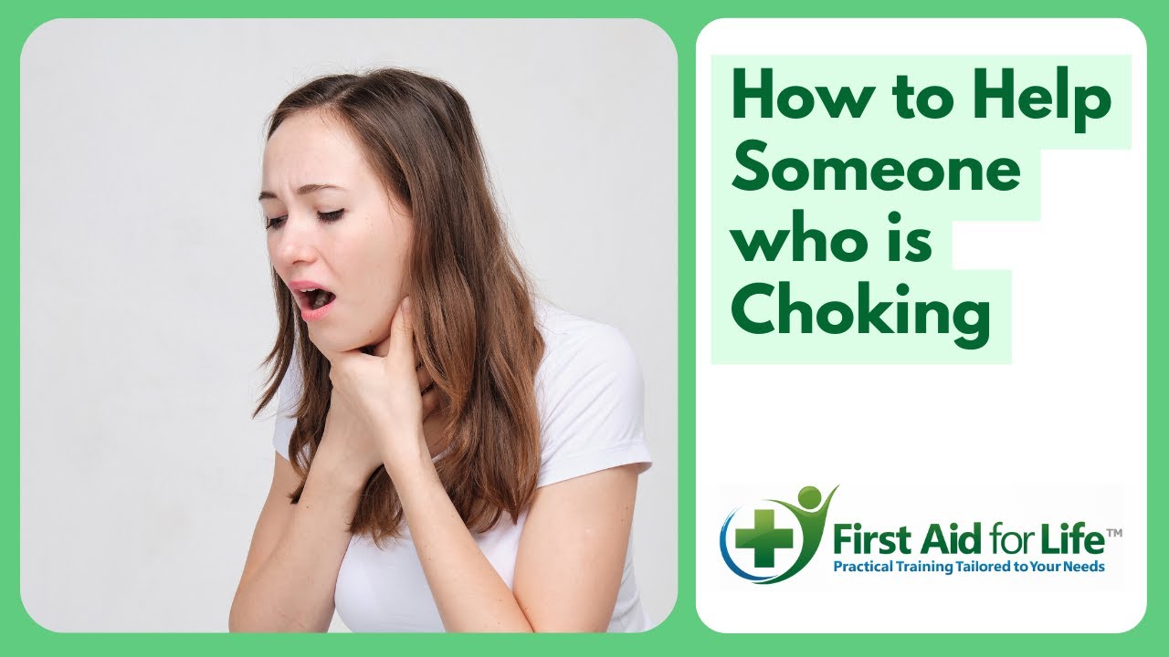 Choking - how to help