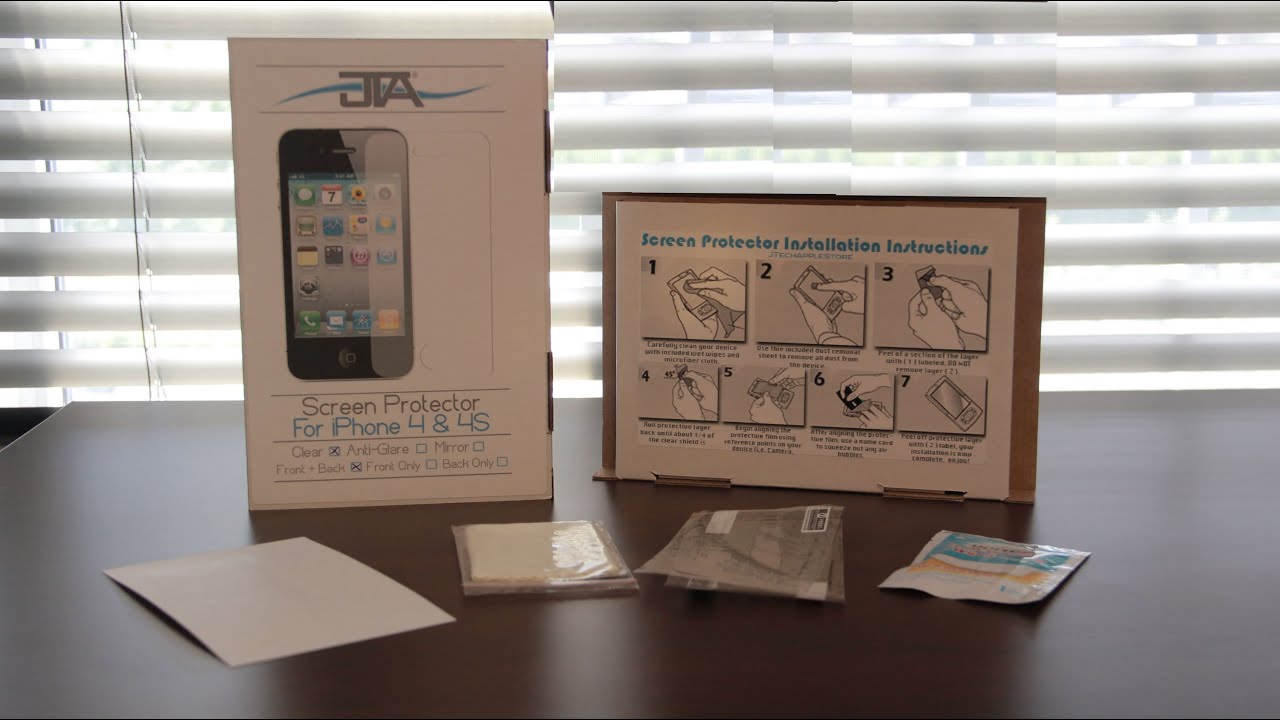 JTechApple Crystal Clear iPhone 4/4S Screen Protector Overview & Scratch Test