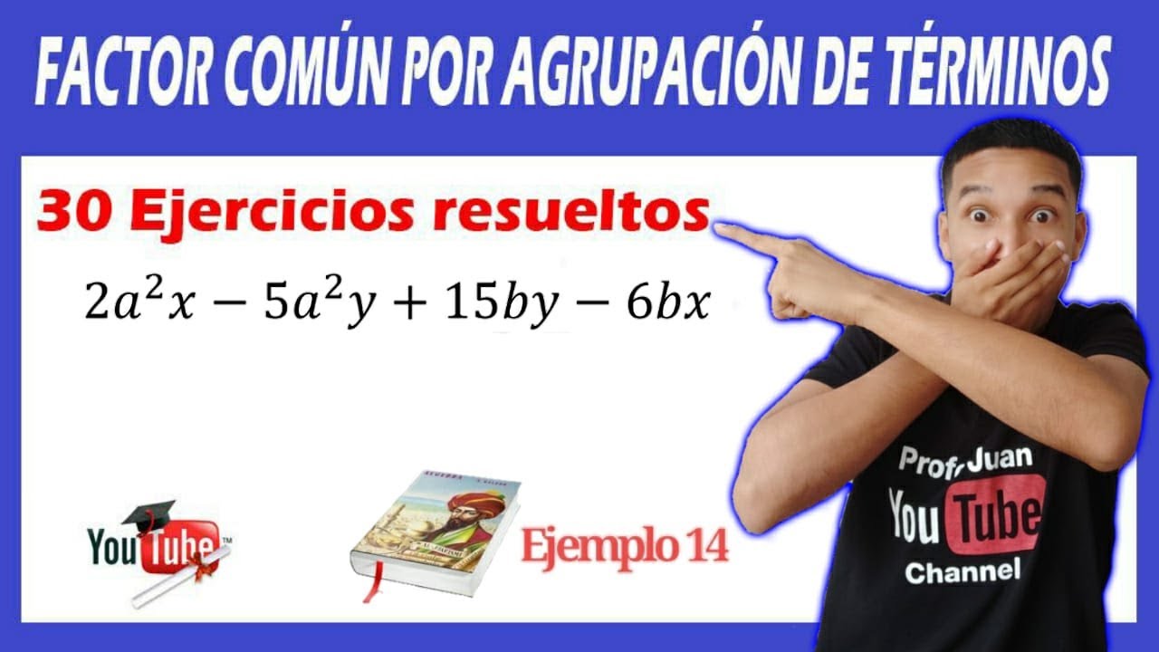😍 👉Factorización FACTOR COMÚN POR AGRUPACIÓN de términos✅ | 🚀 Súper FÁCIL [ Para PRINCIPIANTES ]