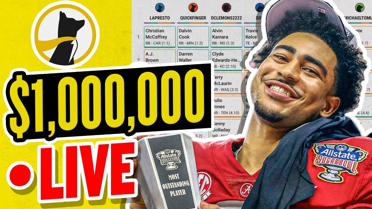 $1M Underdog &ldquo;Big Board&rdquo; Draft w/ Justin Herzig