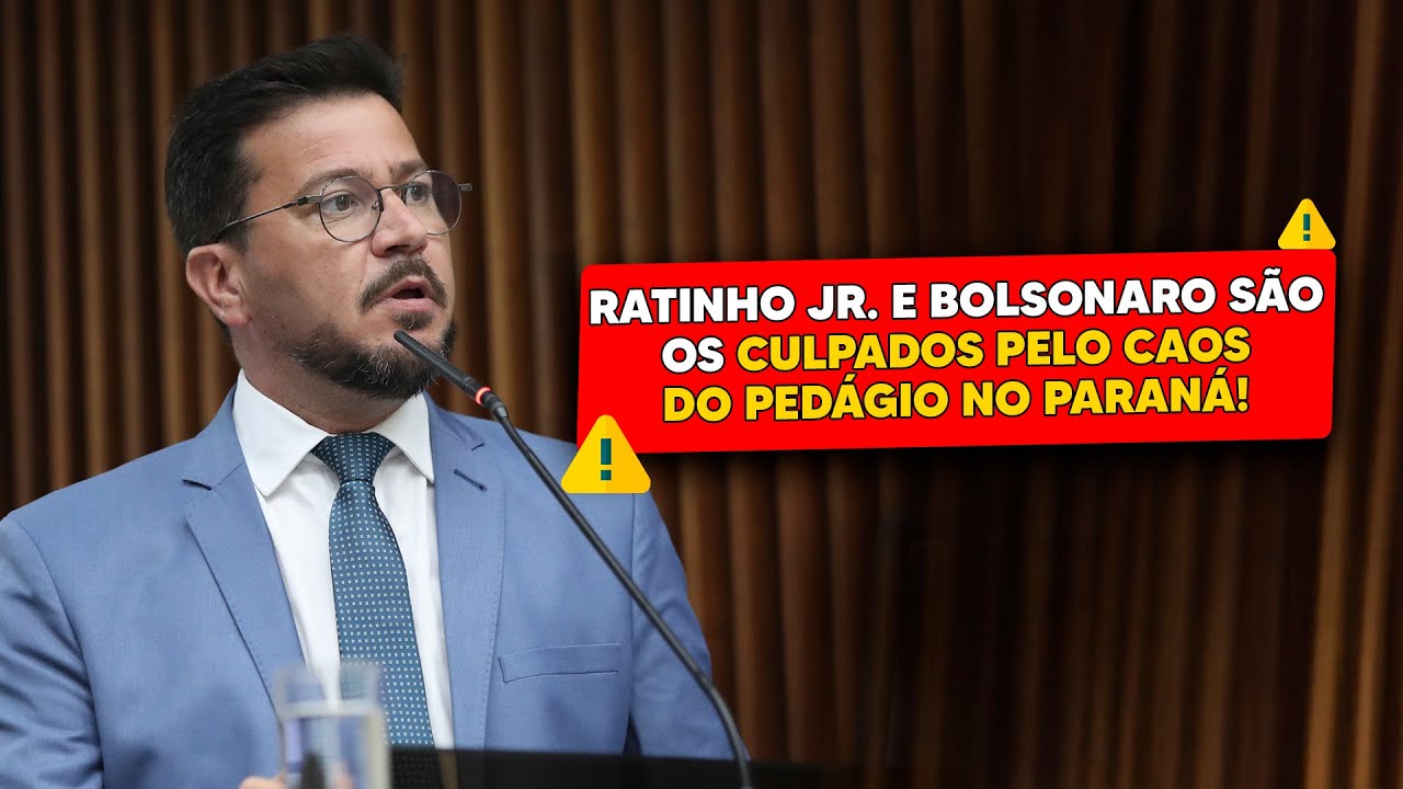 Ratinho Jr. e Bolsonaro são os culpados pelo caos do pedágio no Paraná!