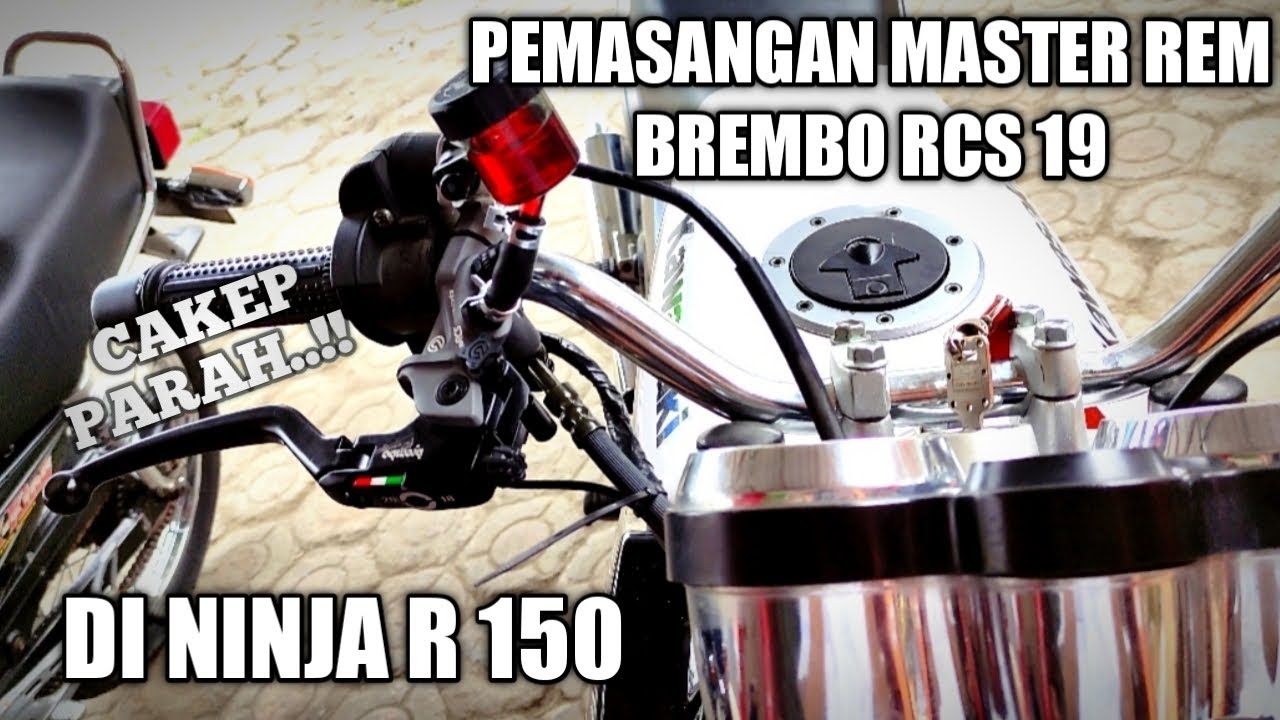 MASTER REM BREMBO RCS 19 || DI KAWASAKI NINJA R 150 || #masterrem #brembo #rcs19 #ninjar150