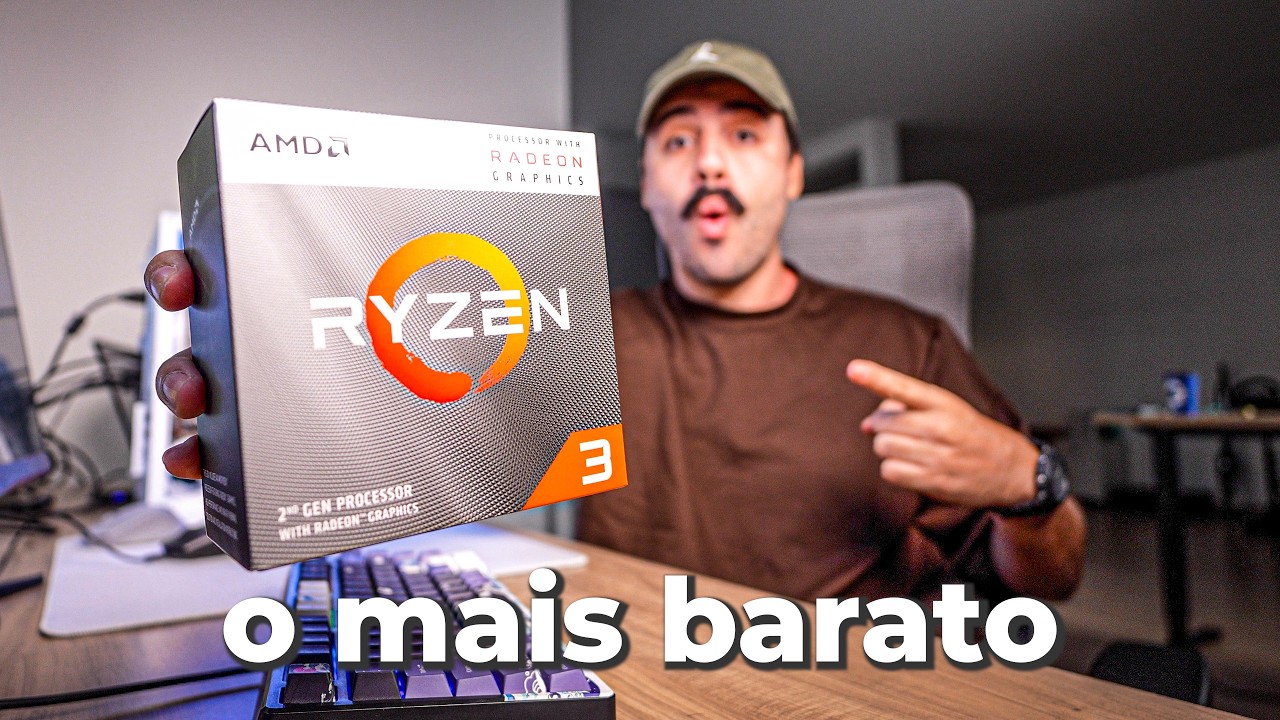 Processador BARATO pra PC Gamer e que Roda MUITOS JOGOS !!! Ryzen 3 3200g