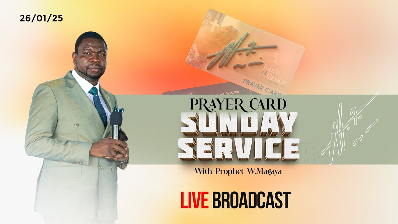 SUNDAY SERVICE WITH PROPHET W. MAGAYA - 🔴LIVE BROADCAST || 26/01/25