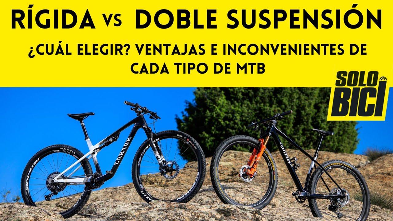 Rígida vs Doble Suspensión: ¿cuál elegir?
