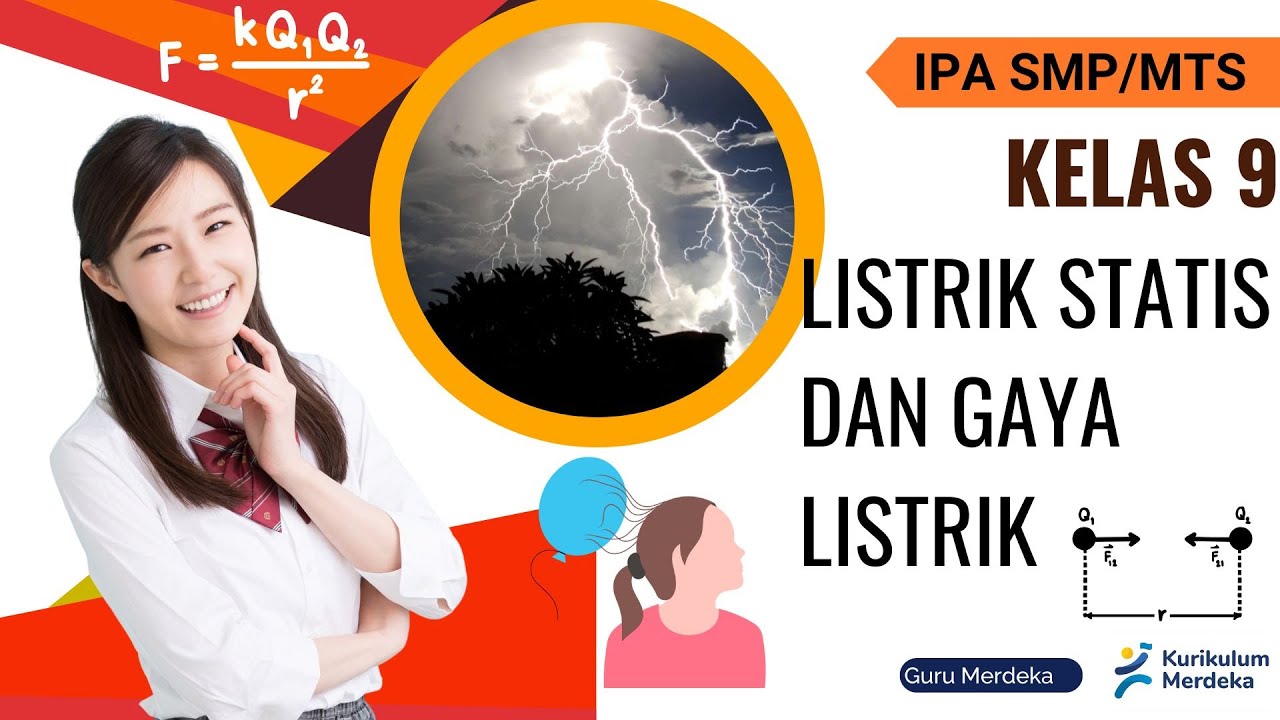 MATERI DAN LATIHAN SOAL IPA (FISIKA): LISTRIK STATIS DAN GAYA LISTRIK KELAS 9 SMP/MTS SEMESTER 2