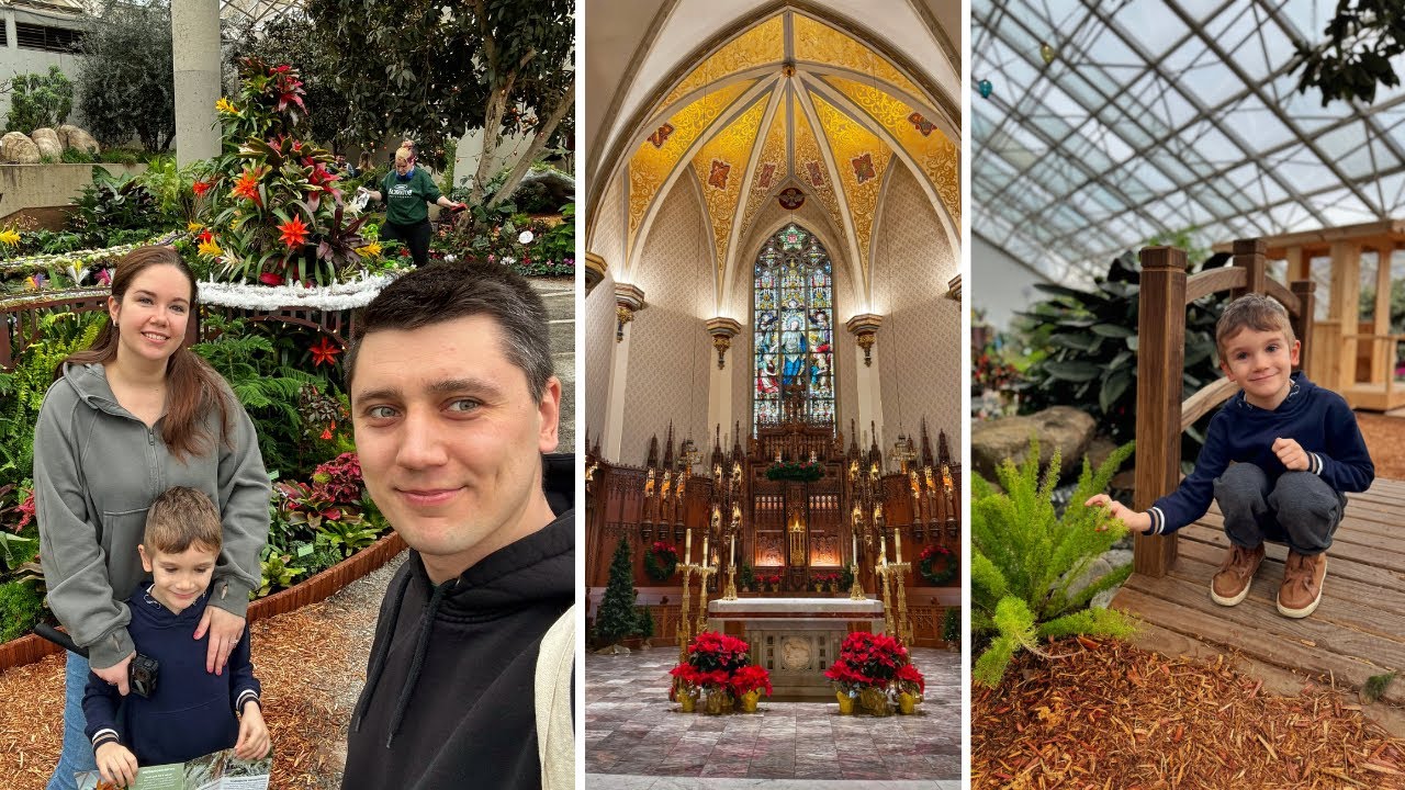 Зимовий оазис у Форт-Вейні🌴і дуже гарний католицький собор⛪️