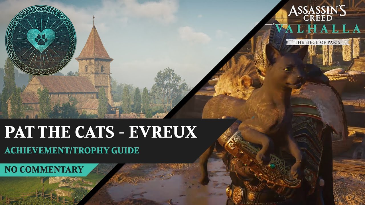 Pat the Cats Achievement/Trophy Guide - Assassin's Creed Valhalla: The Siege of Paris