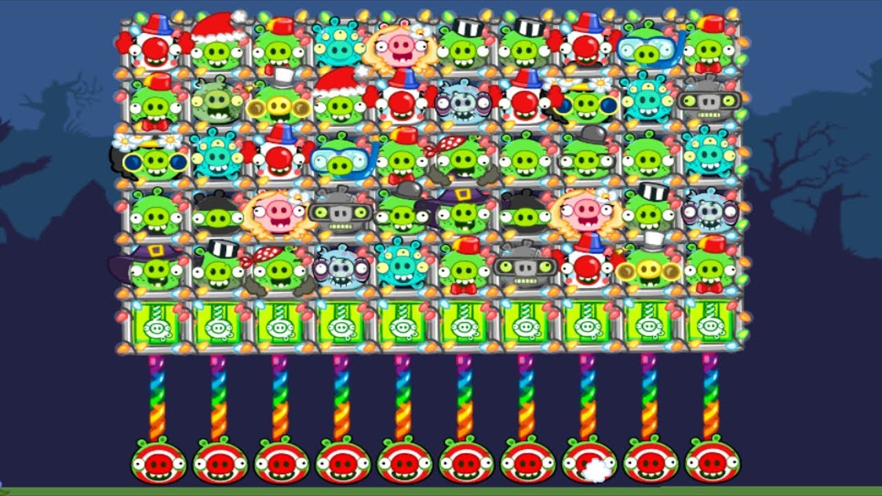 Bad Piggies - TOTAL DIFFERENT PIGGIES SILLY INVENTIONS!