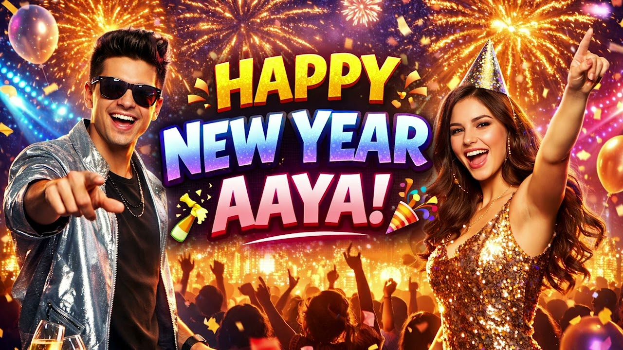Happy New Year Aaya 🎉 | New Year Party Song 2026 | Latest Punjabi