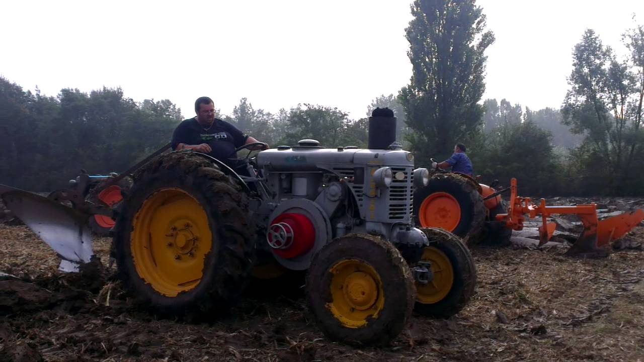 Aratura con mezzi d'epoca ad Orgiano VI - 2014 - video 2