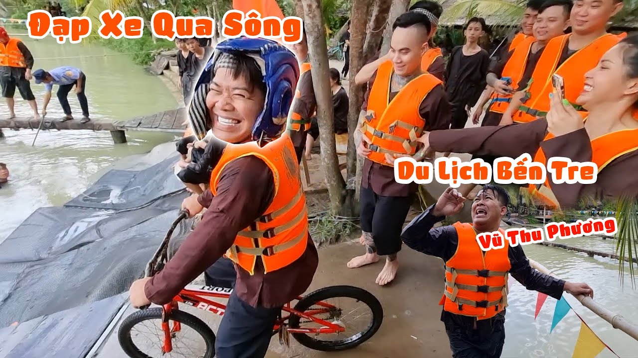 Thu Phương Đi Du Lịch Bến Tre,Chưa Kịp Qua Cầu Dừa Đã Bị Rách Quần