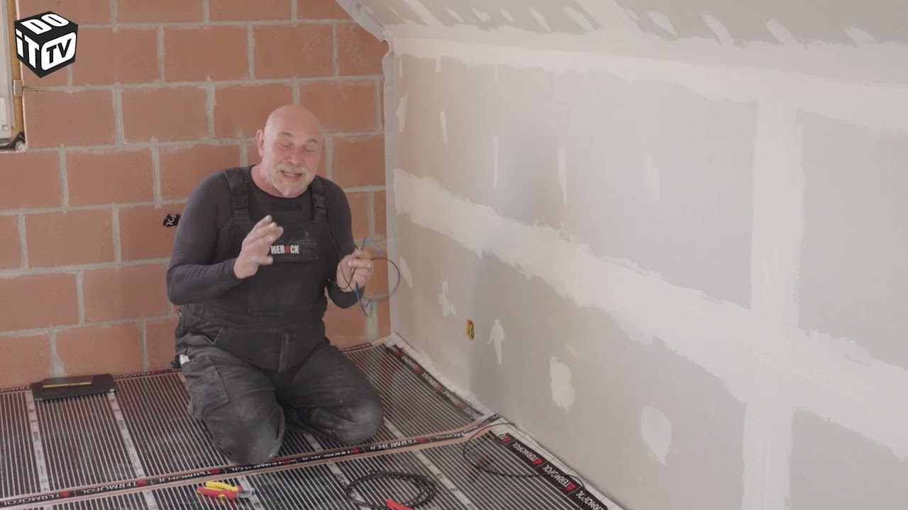 Chambre supplémentaire au grenier (partie 3) | Plancher chauffant & finition du sol