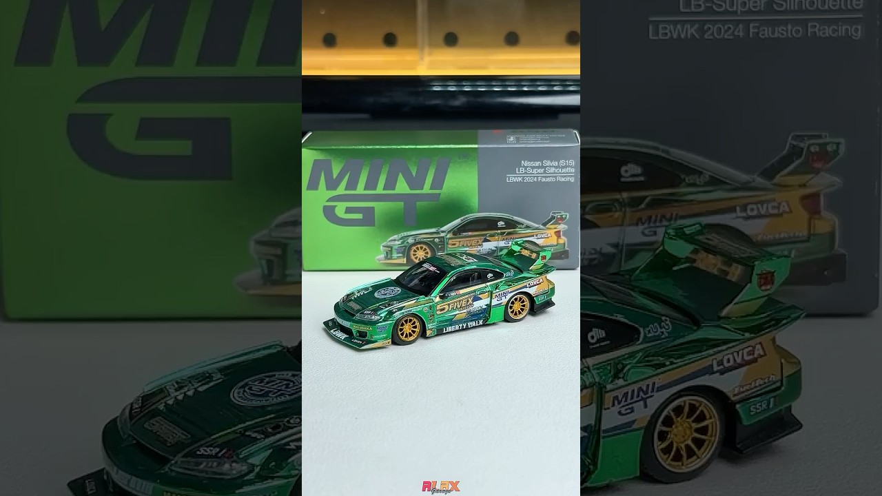 Mini GT Nissan LB-Super Silhouette S15 SILVIA LBWK 2024 Fausto Racing #alaxgarage #minigt