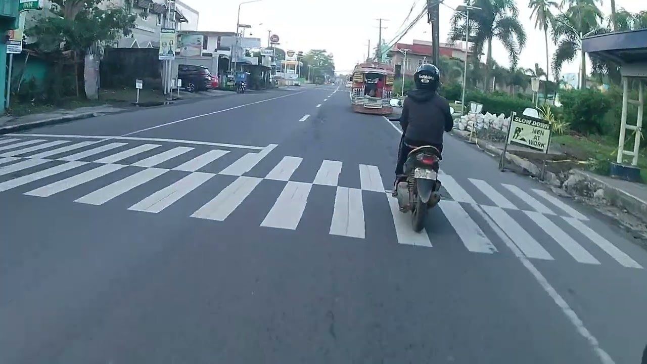Calm Road In The Morning Perfect To Ride