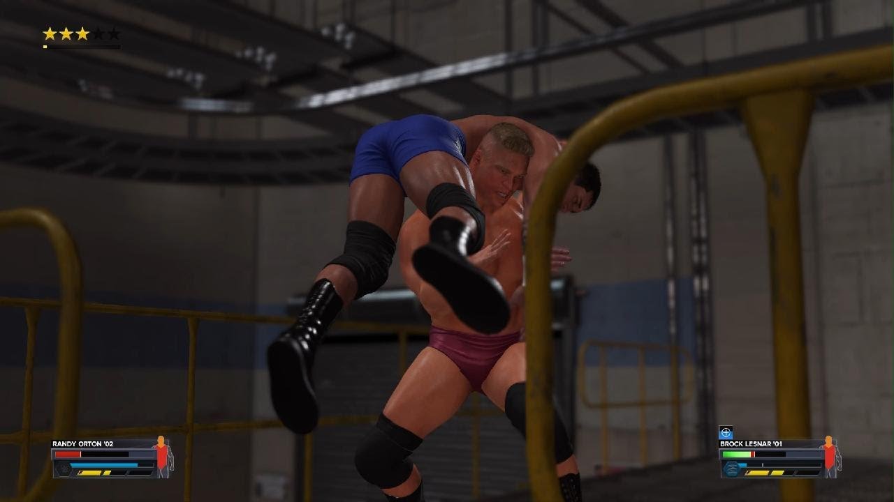 WWE 2K23 | Brock Lesnar vs Randy Orton | Backstage Brawl