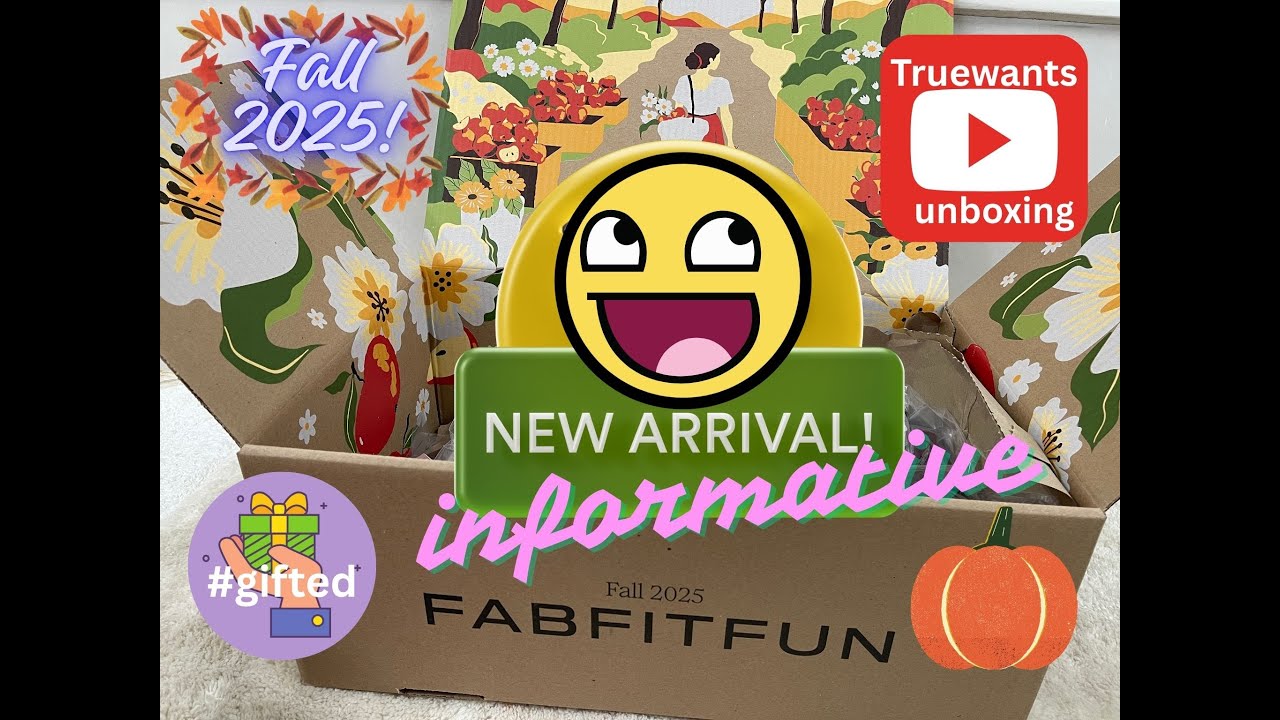 FABFITFUN FALL 2025 UNBOXING INPERSON #PR & #discount codes @fabfitfun #fabfitfunpartner #gifted
