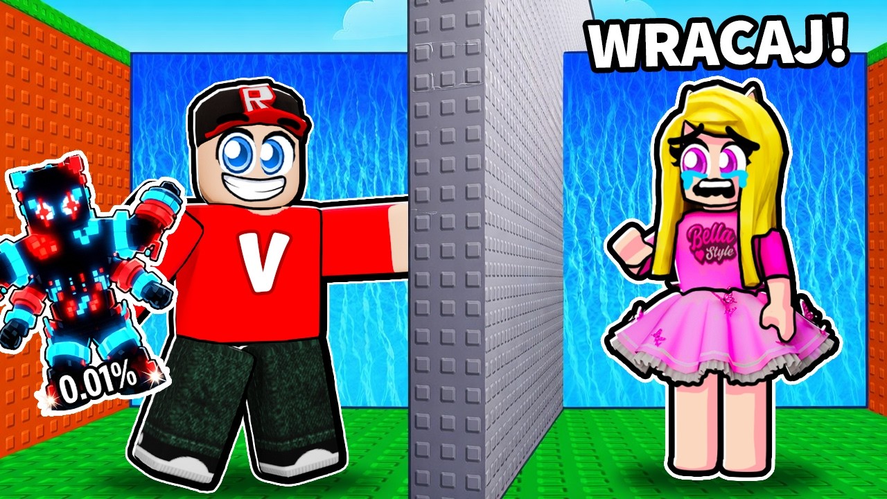 ŚCIANA RODZIELIŁA NAS NA ZAWSZE w ESCAPE TSUNAMI FOR BRAINROTS w Roblox...