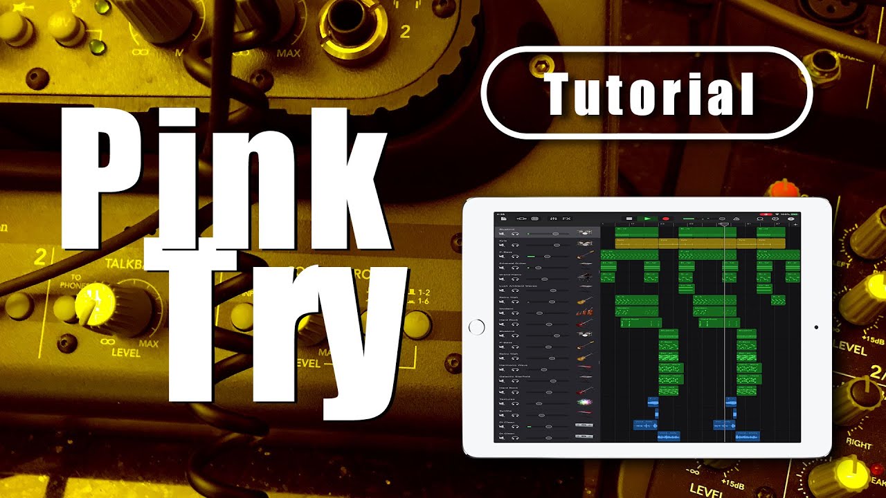 Pink - Try Garageband Song Remake Tutorial | Cover Remix on iPad/iPhone iOS