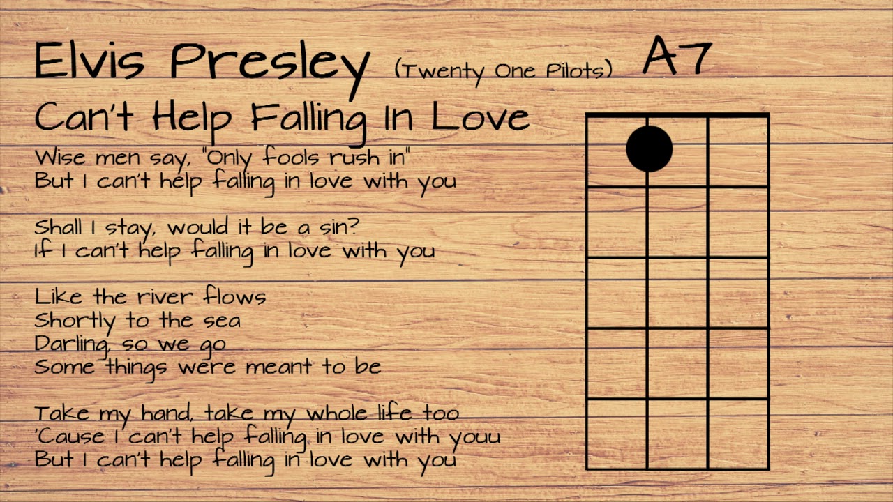 Elvis Presley (Twenty One Pilots) - Can't Help Falling In Love UKULELE TUTORIAL W/ LYRICS