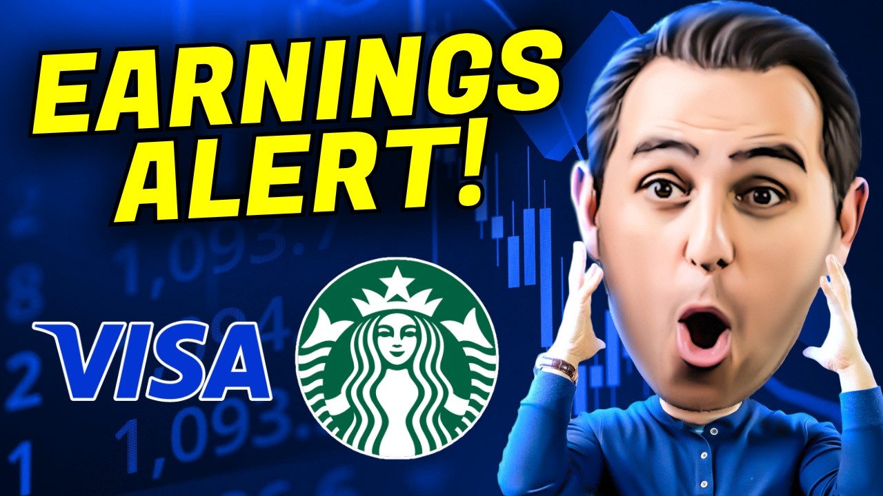 EM Reacts to Starbucks and Visa Stock Earnings | $SBUX $V