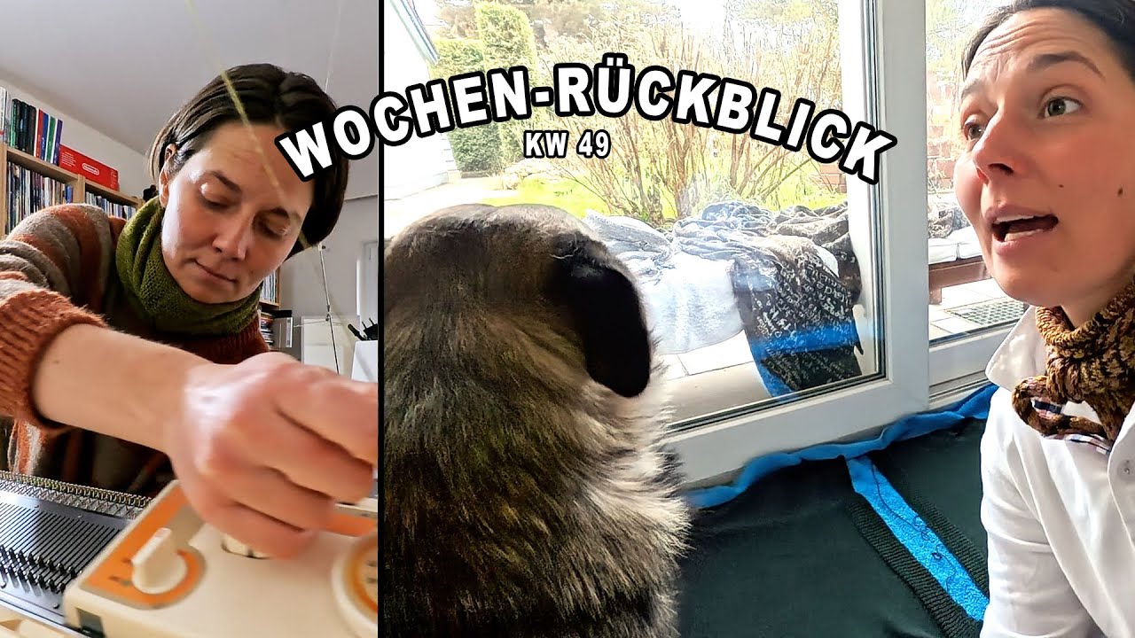 WEEKLY VLOG: Weihnachtsgeschenk für meinen Mann stricken, inkl. Tipps fürs 1x1 Bündchen mit Merino