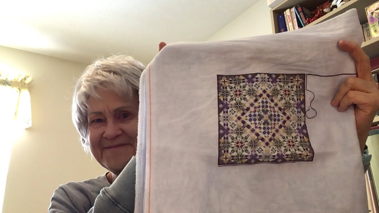 Flosstube #23 December Stitching and a WIP Parade Fragment!
