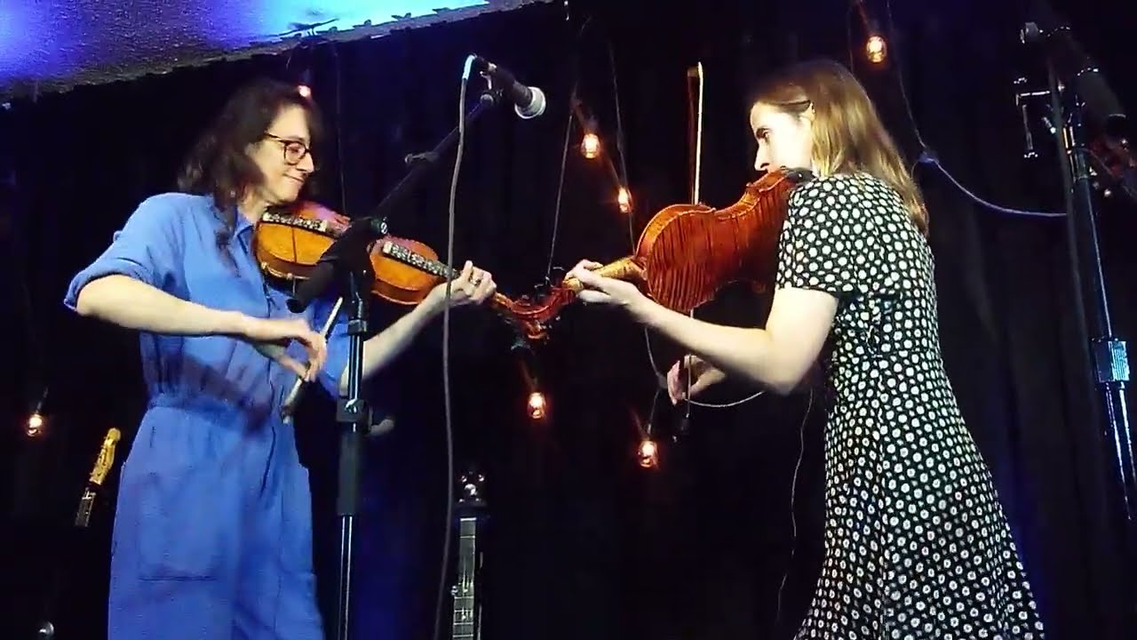 Jenna Moynihan and Mariel Vandersteel at Club Passim