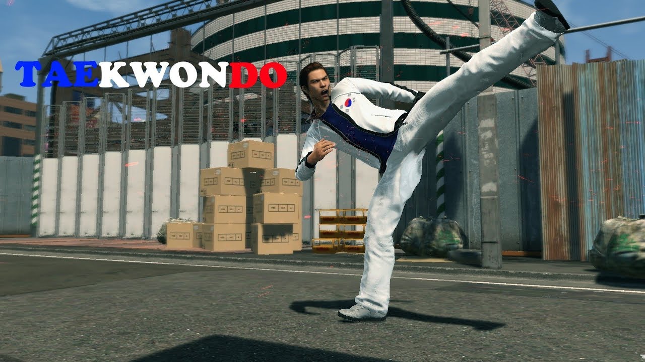 Yakuza Kiwami 2: Taekwondo [Moveset mod]