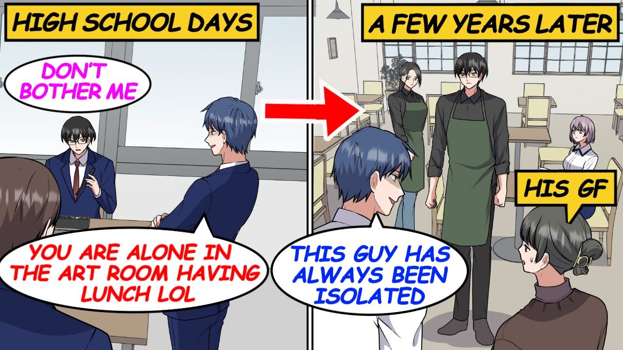 My classmate of mine who once mocked me as a lonely guy came to my place of work and... [Manga]