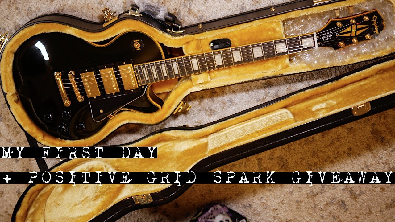 Epiphone Joe Bonamassa Black Beauty Les Paul Custom Review (+ Giveaway of a Positive Grid Spark)