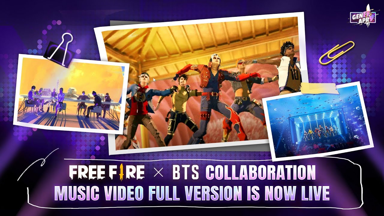 Free Fire X BTS Official Collaboration MV - IDOL | Full Version