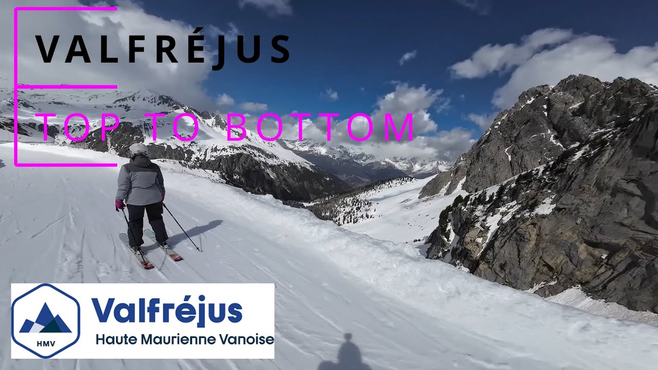 (FR) Valfréjus | Skiing from the Top to the Village | 2737m ► 1550m