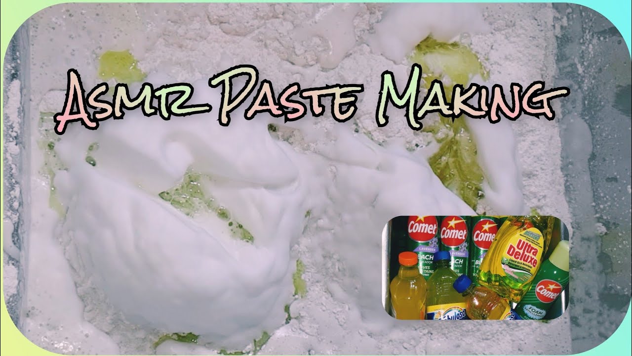 ASMR PASTE MAKING!!! 6 Comet, 2 🍋Fabuloso Complete, 🍋Spic N Span 🍋Dish Soap 🤤